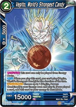 Vegito, World's Strongest Candy BT6-037 Dragon Ball Super Destroyer Kings