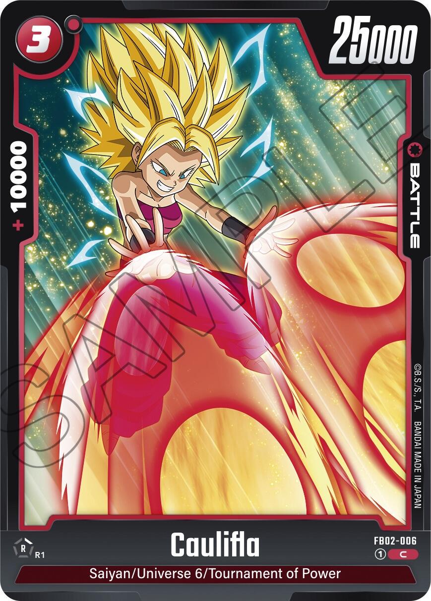 Caulifla FB02-006 Dragon Ball Fusion World Blazing Aura