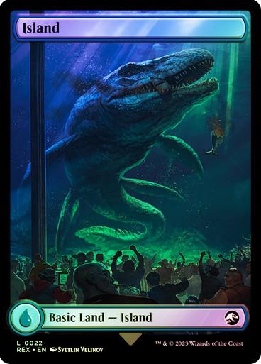 Island [Full Art Foil] #22 Magic Jurassic World