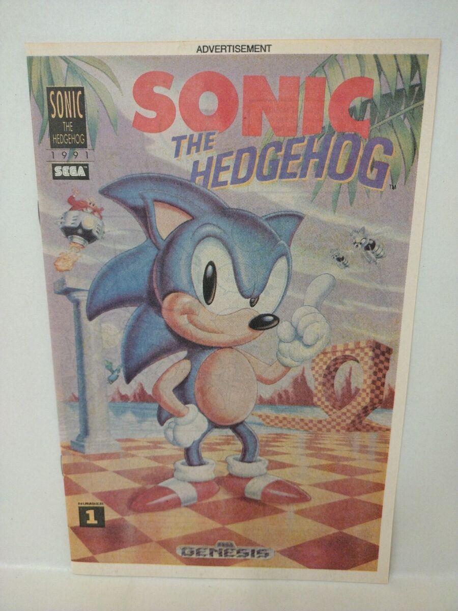 Sonic The Hedgehog [Promotional Supplement] #1 (1991) Comic Books Sonic the Hedgehog