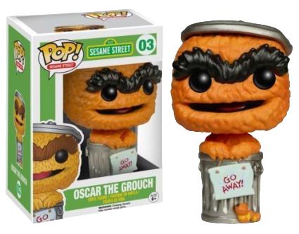 Oscar the Grouch [Orange] #3 Funko POP Sesame Street