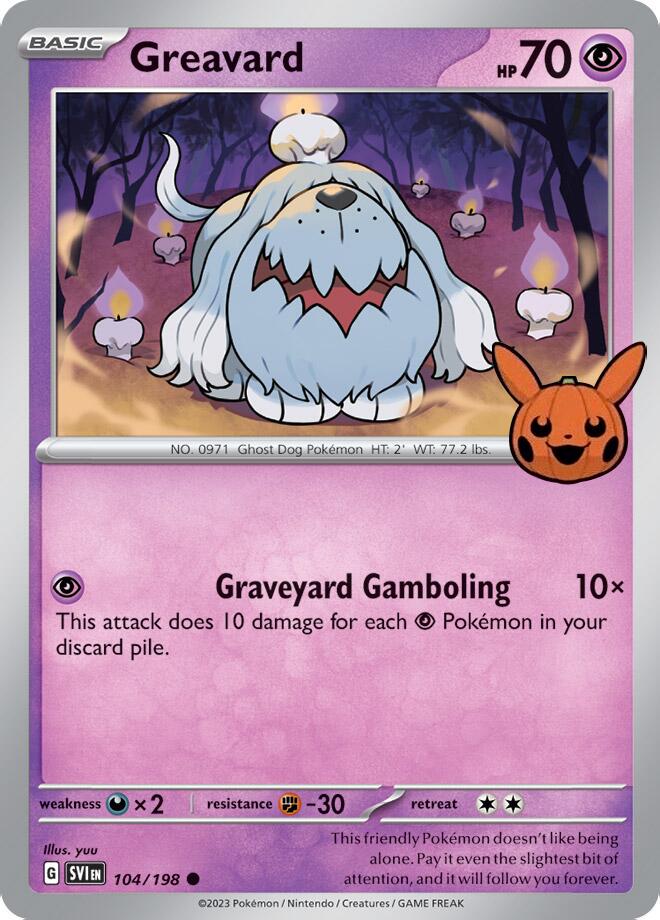 Greavard #42 Pokemon Trick or Trade 2024