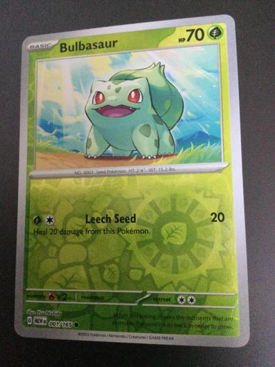 Bulbasaur [Reverse Holo] #1 photo