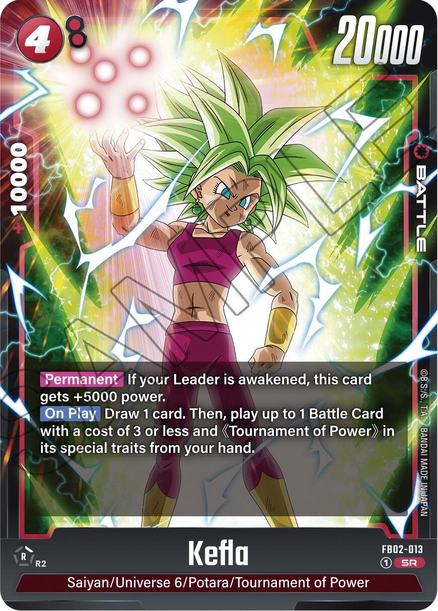 Kefla [Holo] FB02-013 Dragon Ball Fusion World Blazing Aura