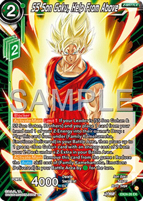 SS Son Goku, Help From Above [Foil] EX24-16 Dragon Ball Super Premium Anniversary Box 2024