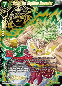 Broly, the Supreme Berserker [SPR] BT6-074 Dragon Ball Super Destroyer Kings