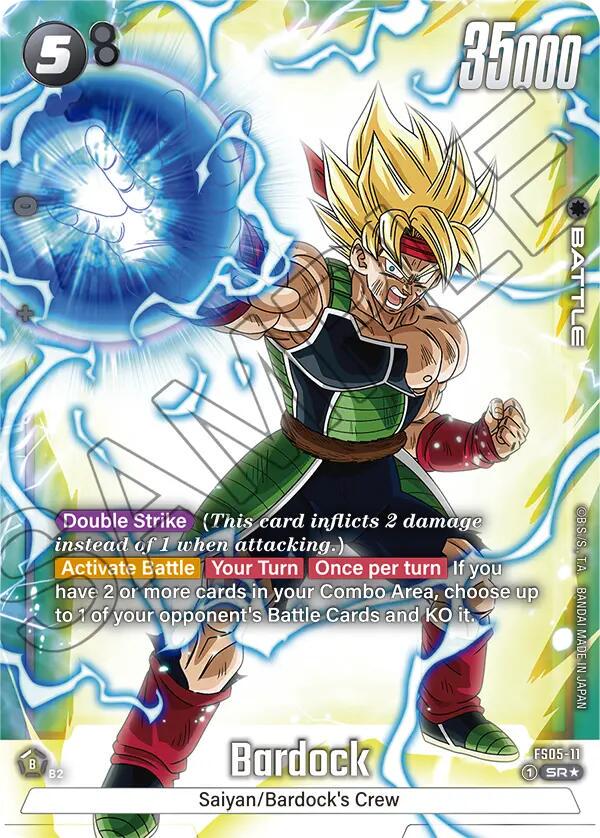 Bardock - FS05-11 [Bonus Pack Alternate Art Holo] FS05-11 Dragon Ball Fusion World Starter Deck: Bardock