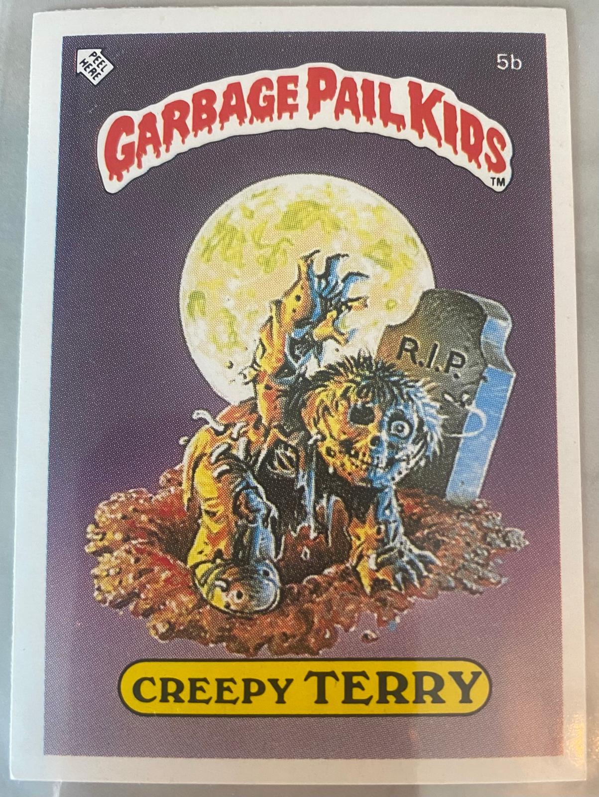 Creepy Terry #5B Garbage Pail Kids 1985 Mini