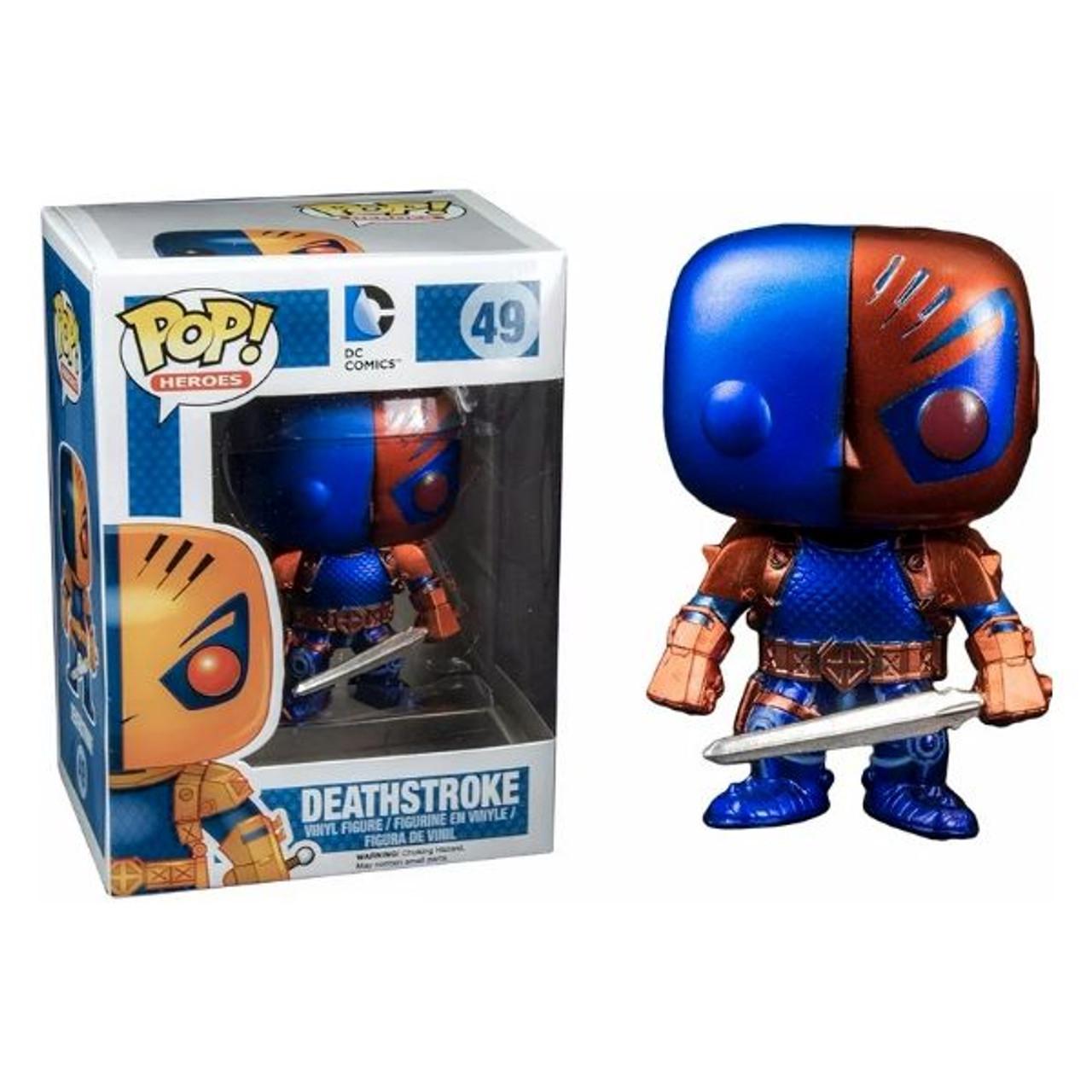 Deathstroke [Metallic] #49 Funko POP Heroes