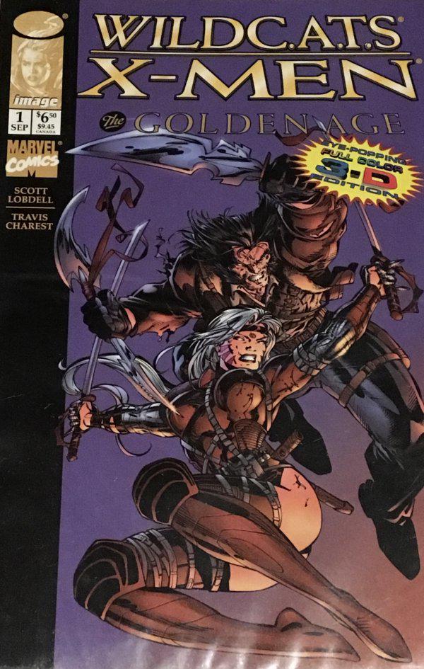 WildC.A.T.s / X-Men: The Golden Age [Lee 3-D] #1 (1997) Comic Books WildC.A.T.S / X-Men