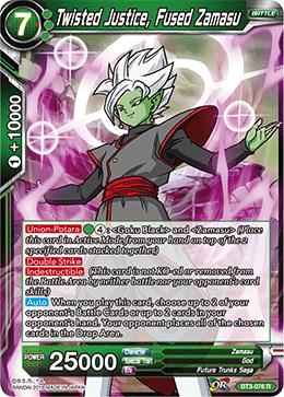 Twisted Justice, Fused Zamasu BT3-076 Dragon Ball Super Cross Worlds