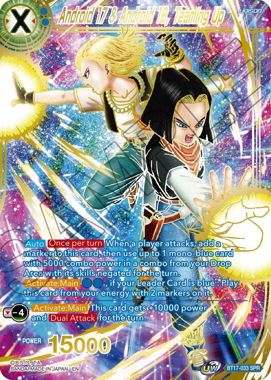 Android 17 & Android 18, Teaming Up [SPR Foil] BT17-033 Dragon Ball Super Ultimate Squad