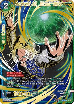 Android 18, Bionic Blitz [SPR] BT9-099 Dragon Ball Super Universal Onslaught