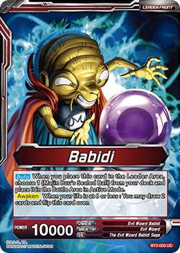 Babidi // Babidi, Creator of Evil BT2-003 Dragon Ball Super Union Force