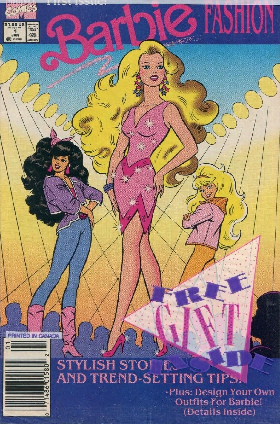 Barbie Fashion [Newsstand] #1 (1991) Comic Books Barbie Fashion