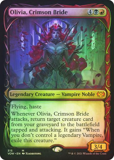 Olivia, Crimson Bride [Showcase Foil] #315 Magic Innistrad: Crimson Vow