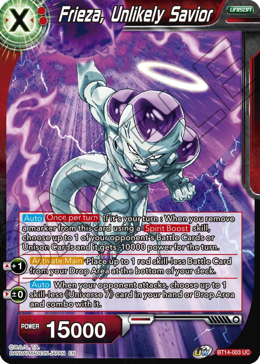 Frieza, Unlikely Savior BT14-003 Dragon Ball Super Cross Spirits