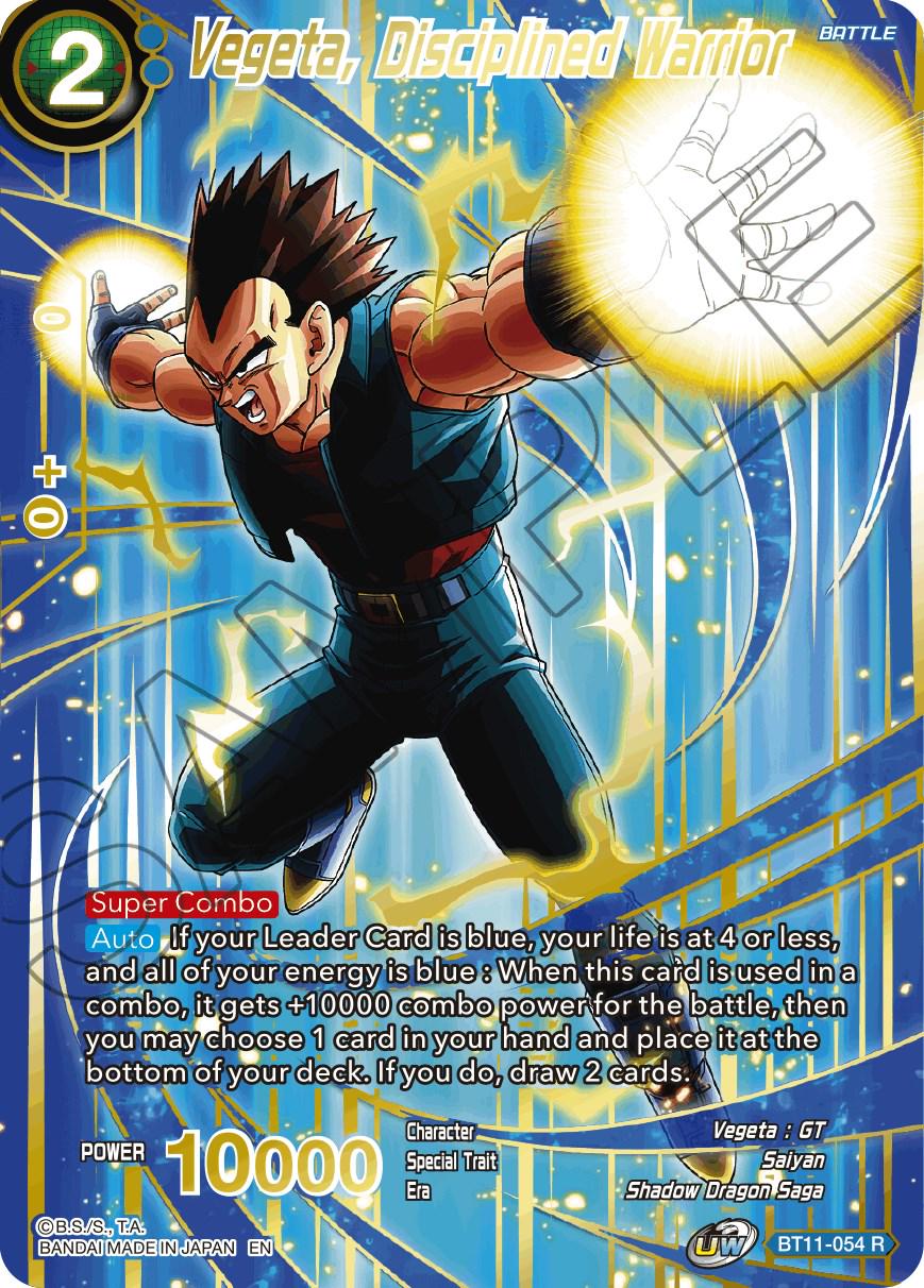 Vegeta, Disciplined Warrior [Alternate Art Foil] BT11-054 Dragon Ball Super Expansion Set: Special Anniversary Box 2021