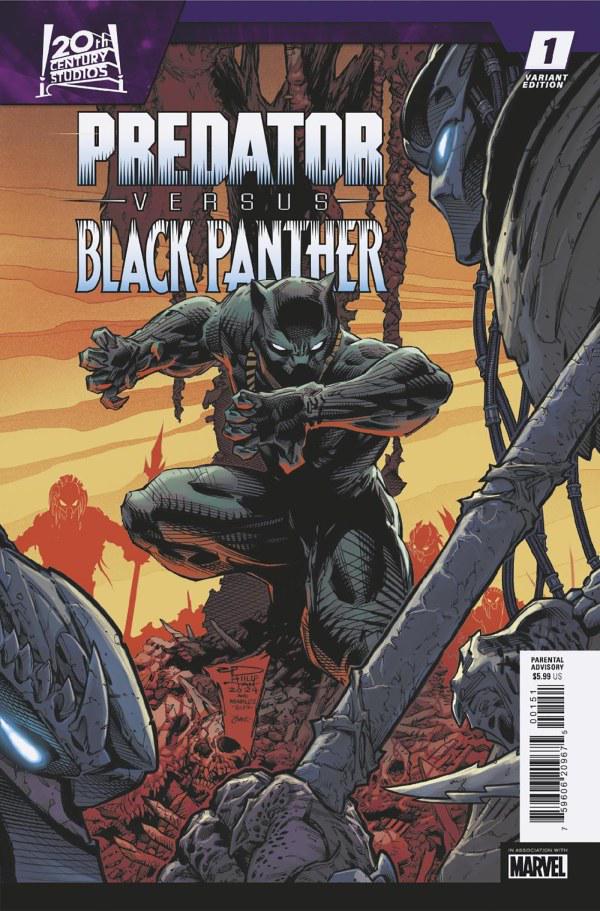 Predator vs. Black Panther [Tan] #1 (2024) Comic Books Predator vs. Black Panther