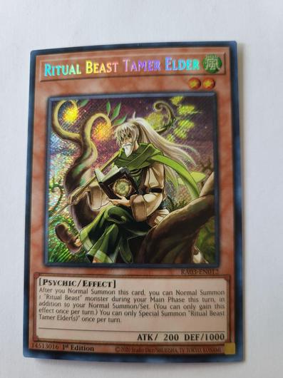 Ritual Beast Tamer Elder [Secret Rare] RA03-EN012 photo