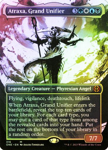 Atraxa, Grand Unifier [Showcase Foil] #316 Magic Phyrexia: All Will Be One