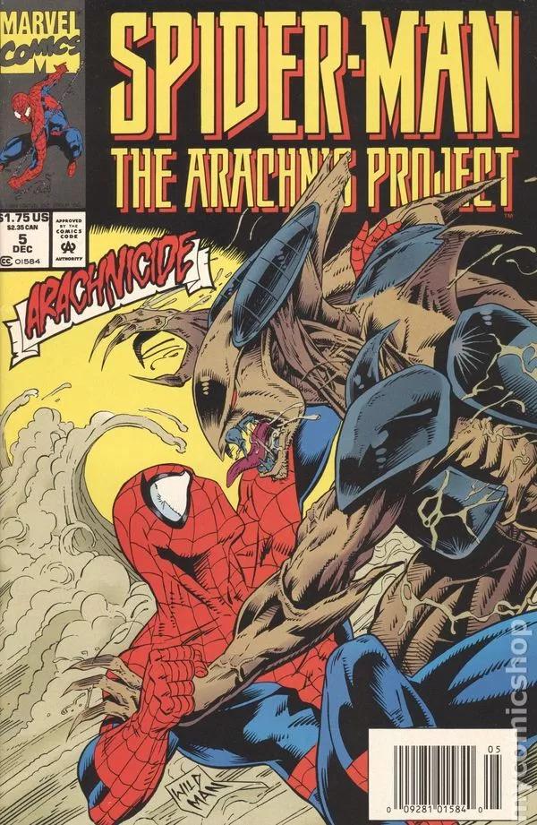 Spider-Man: The Arachnis Project [Newsstand] #5 (1994) Comic Books Spider-Man: The Arachnis Project