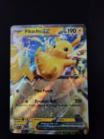 Pikachu ex #63 photo