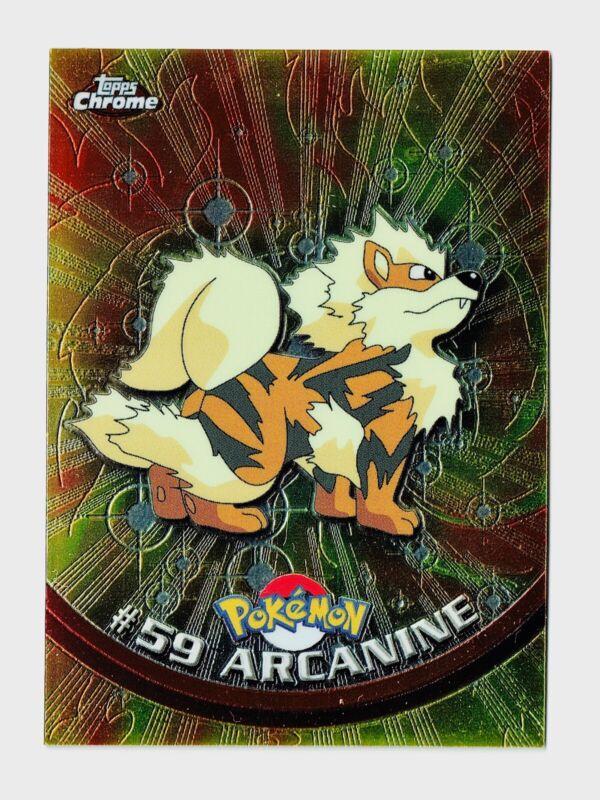 Arcanine #59 Pokemon 2000 Topps Chrome