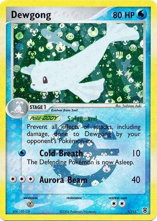 Dewgong [Reverse Holo] #3 Pokemon Fire Red & Leaf Green