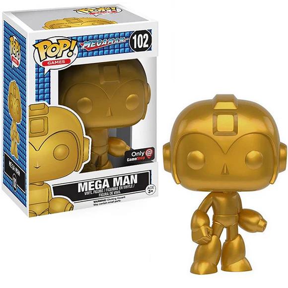 Mega Man [Gold] #102 Funko POP Games