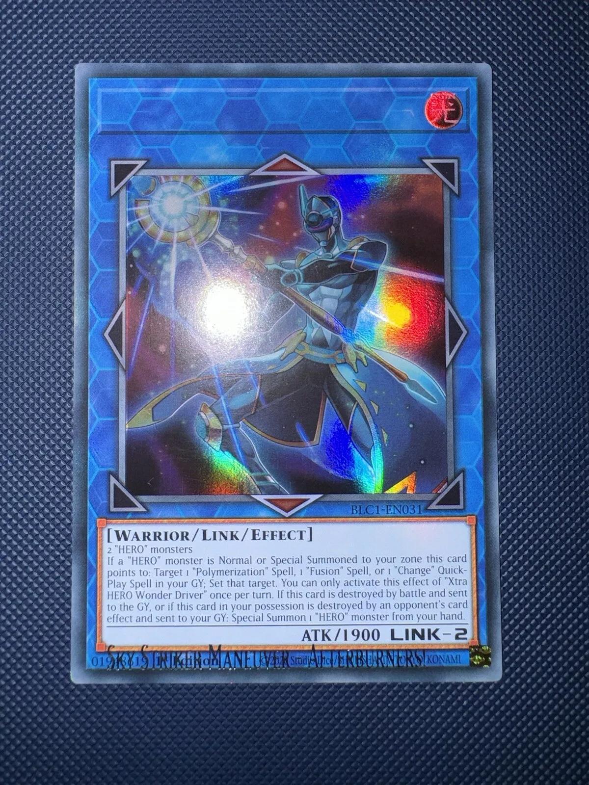 Xtra HERO Wonder Driver [Misprint] BLC1-EN031 YuGiOh Battles of Legend: Chapter 1