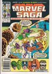 The Marvel Saga the Official History of the Marvel Universe [Newsstand] #17 (1987) Comic Books The Marvel Saga the Official History of the Marvel Universe Prices