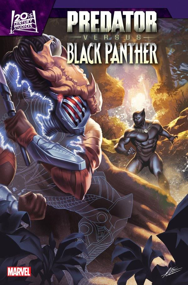 Predator vs. Black Panther [Manhanini] #4 (2024) Comic Books Predator vs. Black Panther