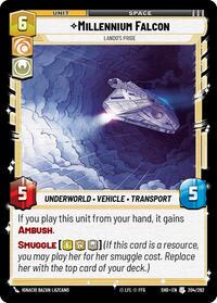 Millennium Falcon - Lando's Pride #204 Star Wars Unlimited: Shadows of the Galaxy