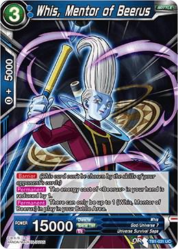 Whis, Mentor of Beerus TB1-031 Dragon Ball Super The Tournament of Power