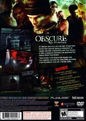 Rear | Obscure The Aftermath Playstation 2