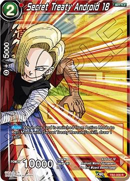 Secret Treaty Android 18 TB2-009 Dragon Ball Super World Martial Arts Tournament