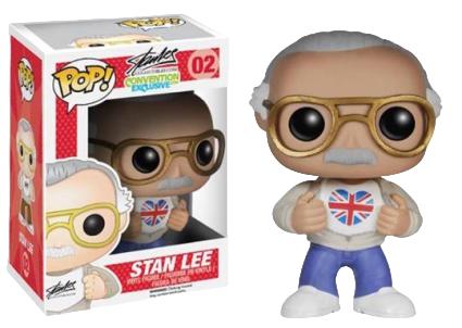 Stan Lee [White British Heart Shirt] #2 Funko POP Stan Lee