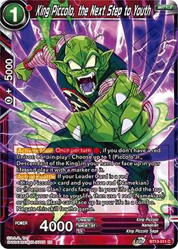 King Piccolo, the Next Step to Youth [Foil] BT13-011 Dragon Ball Super Supreme Rivalry