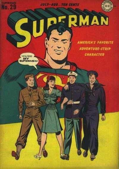 Superman #29 (1944) Comic Books Superman