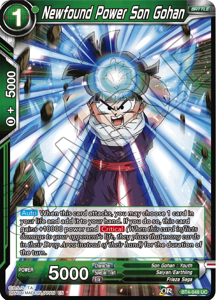 Newfound Power Son Gohan [Reprint] BT4-048 Dragon Ball Super Battle Evolution Booster