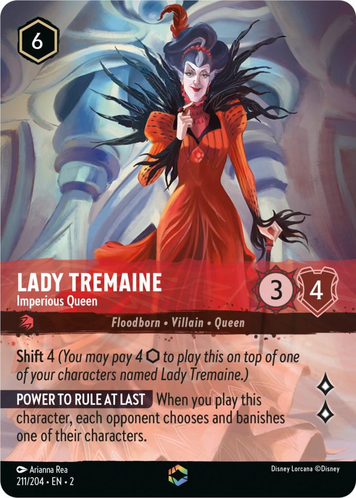 Lady Tremaine - Imperious Queen #211 Lorcana Rise of the Floodborn