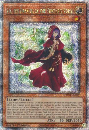 Lo, the Prayers of the Voiceless Voice [Quarter Century Rare] PHNI-EN019 YuGiOh Phantom Nightmare