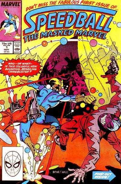 Speedball #1 (1988) Comic Books Speedball: The Masked Marvel