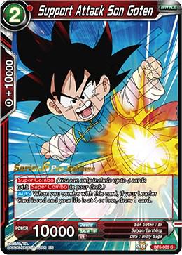 Support Attack Son Goten BT6-006_PR Dragon Ball Super Series 6 Pre-Release Promos