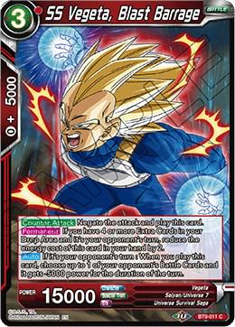 SS Vegeta, Blast Barrage [Foil] BT9-011 Dragon Ball Super Universal Onslaught