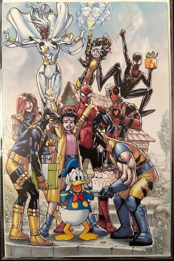 Marvel & Disney: What If? Donald Duck Became Wolverine [Ramos Donald Duck 90th Virgin] #1 (2024) Comic Books Marvel & Disney: What If? Donald Duck Became Wolverine