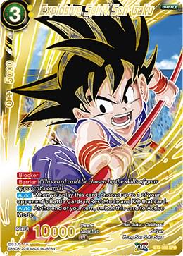 Explosive Spirit Son Goku [SPR] BT3-088 Dragon Ball Super Cross Worlds