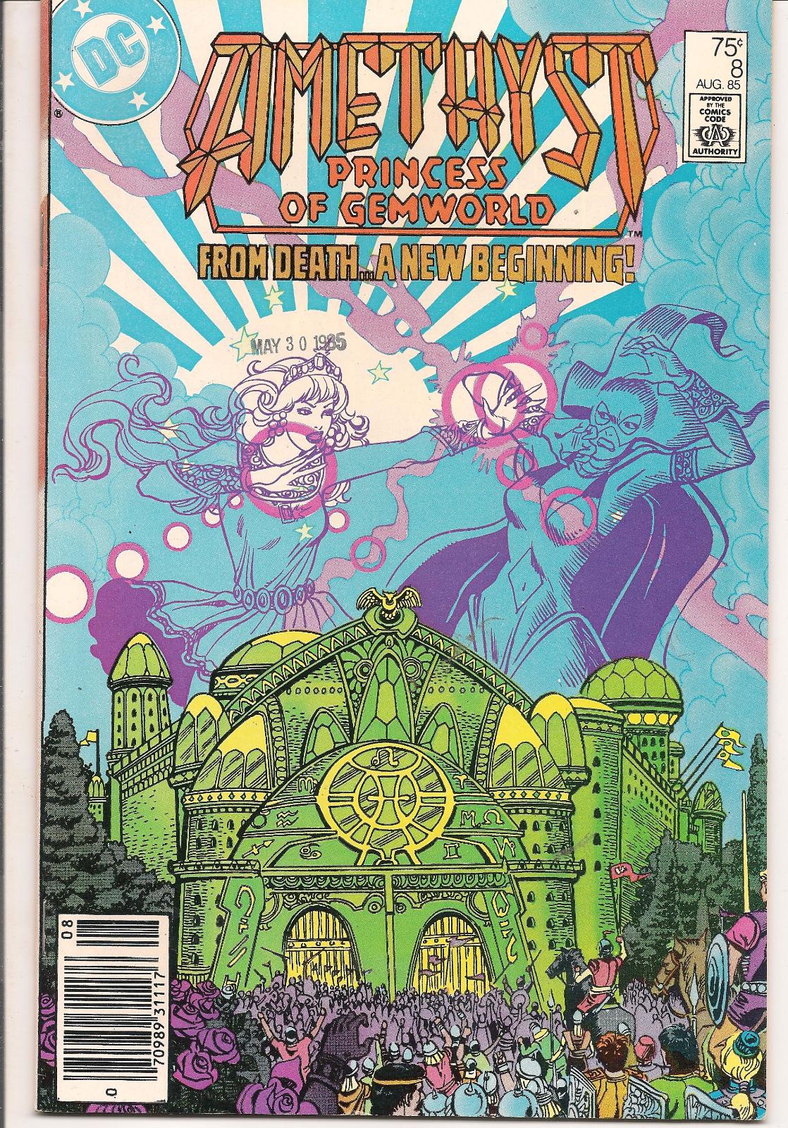 Amethyst, Princess Of Gemworld [Newsstand] #8 (1985) Comic Books Amethyst, Princess of Gemworld