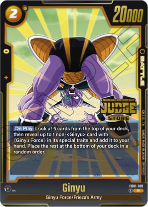 Ginyu - FB01-108 [Judge Pack [Holo] FB01-108 Dragon Ball Fusion World Judge Promo